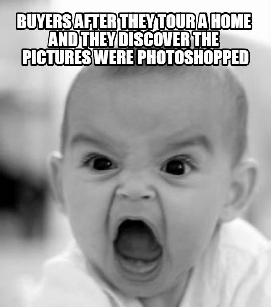 Home Buyers anger over photoshopped real estate pictures Meme